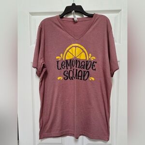 Lemonade Squad T-Shirt - Pink